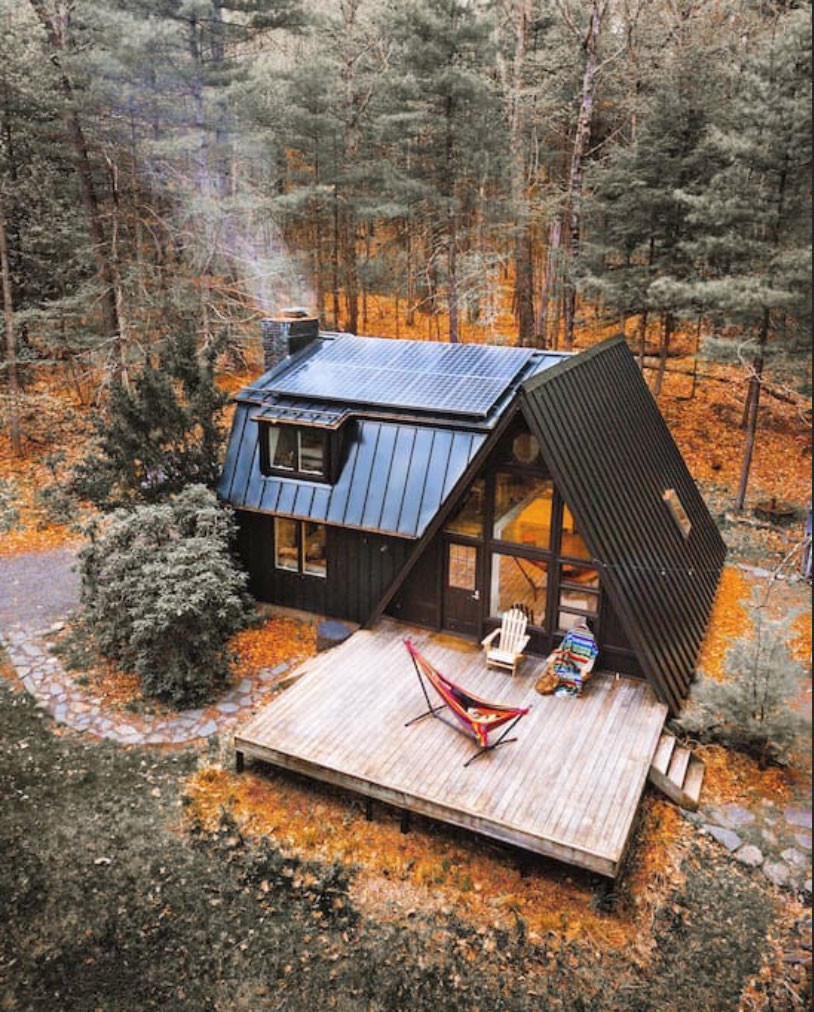 Refugio en el bosque patagónico